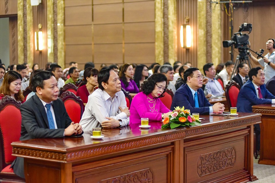Les délégués à la cérémonie de remise des prix. Photo: Pham Dong