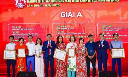Hanoi: remise des prix de la presse sur l’édification du Parti et le développement culturel