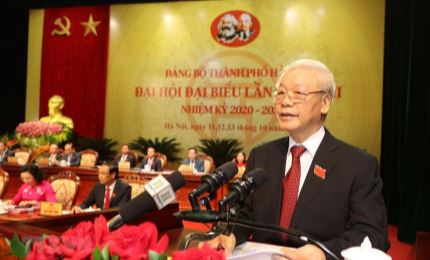 Le leader Nguyen Phu Trong demande d’œuvrer au développement rapide et durable de Hanoi