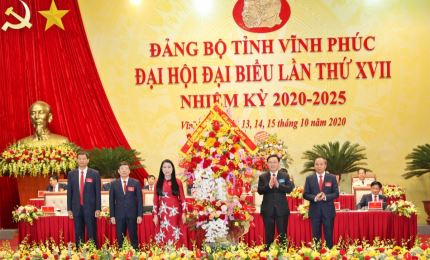 Ouverture du 17e Congrès du Parti de Vinh Phuc