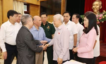 Le leader Nguyen Phu Trong à l’écoute des électeurs de Hanoi