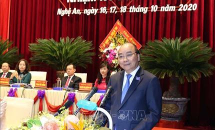 Le Premier ministre Nguyen Xuan Phuc au Congrès du Parti de Nghe An