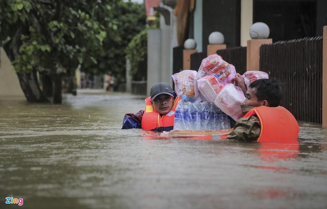 Transport de marchandises pour venir en aide aux sinistrés. Photo : Zing