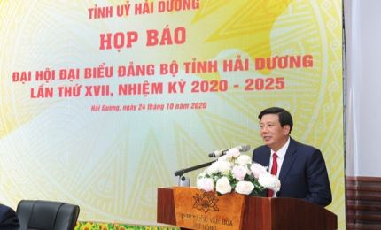 Le Congrès provincial du Parti de Hai Duong a eu lieu du 25 au 27 octobre