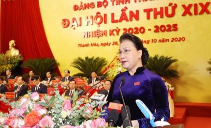 La présidente de l’AN présente au Congrès de l’organisation du Parti de Thanh Hoa