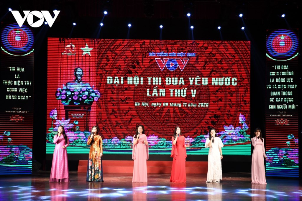 La Radio la Voix du Vietnam (VOV) vient d’organiser son 5e Congrès d’émulation patriotique. Photo : VOV