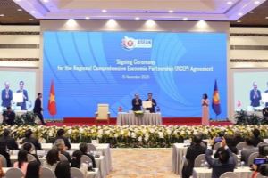 Signature de l'accord de Partenariat économique régional global
