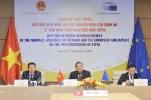 L’AN du Vietnam et le PE discutent de la mise en œuvre de l’EVFTA