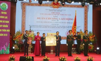 Le district de Binh Luc reconnu comme répondant aux normes de la Nouvelle ruralité