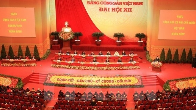 Le XIIe Congrès national du PCV a eu lieu du 21 au 28 janvier 2016, à Hanoi. Photo : VNA