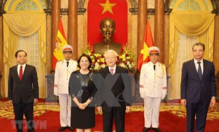 Le dirigeant Nguyen Phu Trong reçoit de nouveaux ambassadeurs étrangers