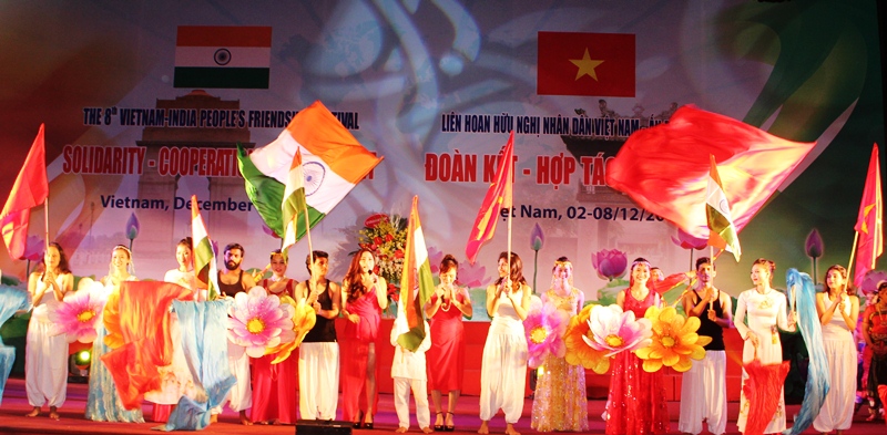 Lors d'un programme d'échange d'amitié Vietnam-Inde. Photo: CPV