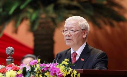 Félicitations au secrétaire général du Parti et président vietnamien Nguyen Phu Trong