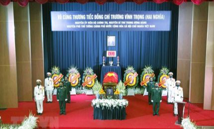 Les cérémonies commémoratives et d’enterrement de M. Truong Vinh Trong