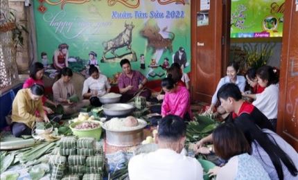 Les ressortissants vietnamiens au Laos préservent le Nouvel An lunaire traditionnel