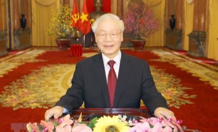 Messages de félicitations au secrétaire général du Parti et président Nguyen Phu Trong