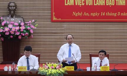 Le Premier ministre Nguyen Xuan Phuc en tournée à Nghe An