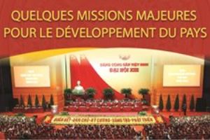 Quelques missions majeures pour le développement du pays