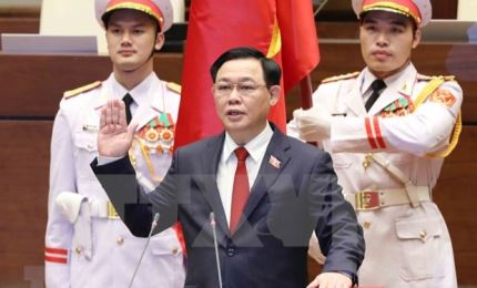 Lettre de félicitations au président de l'Assemblée nationale Vuong Dinh Hue
