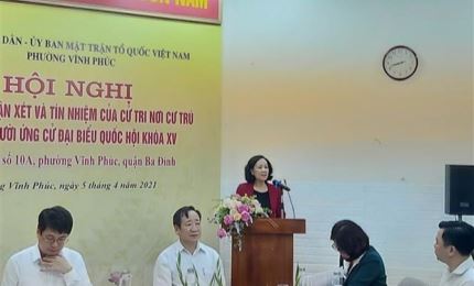 Mme Truong Thi Mai présentée à la députation de la 15e législature de l’AN