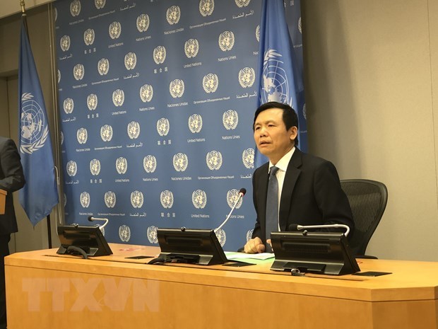 L'ambassadeur Dang Dinh Quy, chef de la mission vietnamienne auprès de l’ONU. Photo : VNA